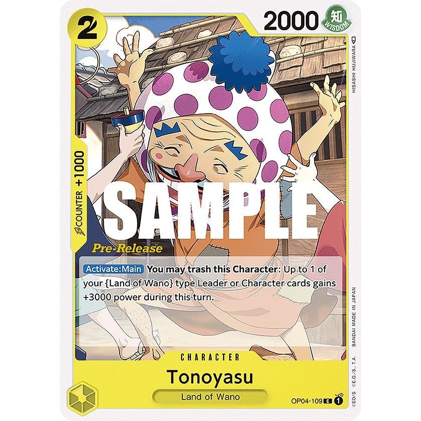 Image for Tonoyasu (OP04-109) (OP04 PRE) - One Piece Card Game