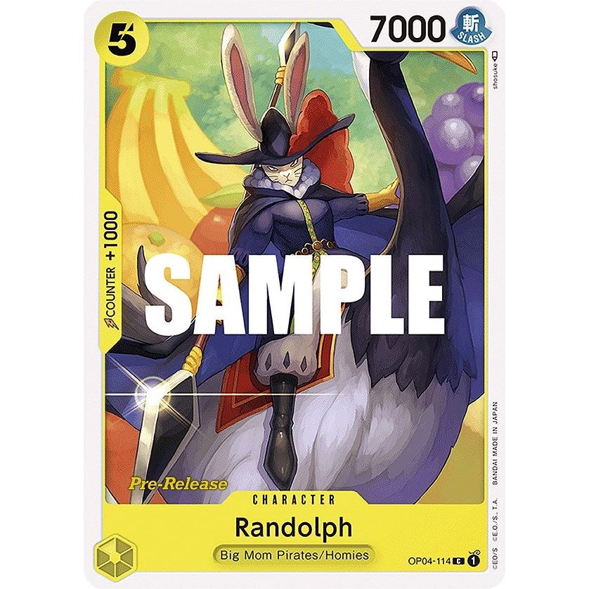 Image for Randolph (OP04-114) (OP04 PRE) - One Piece Card Game