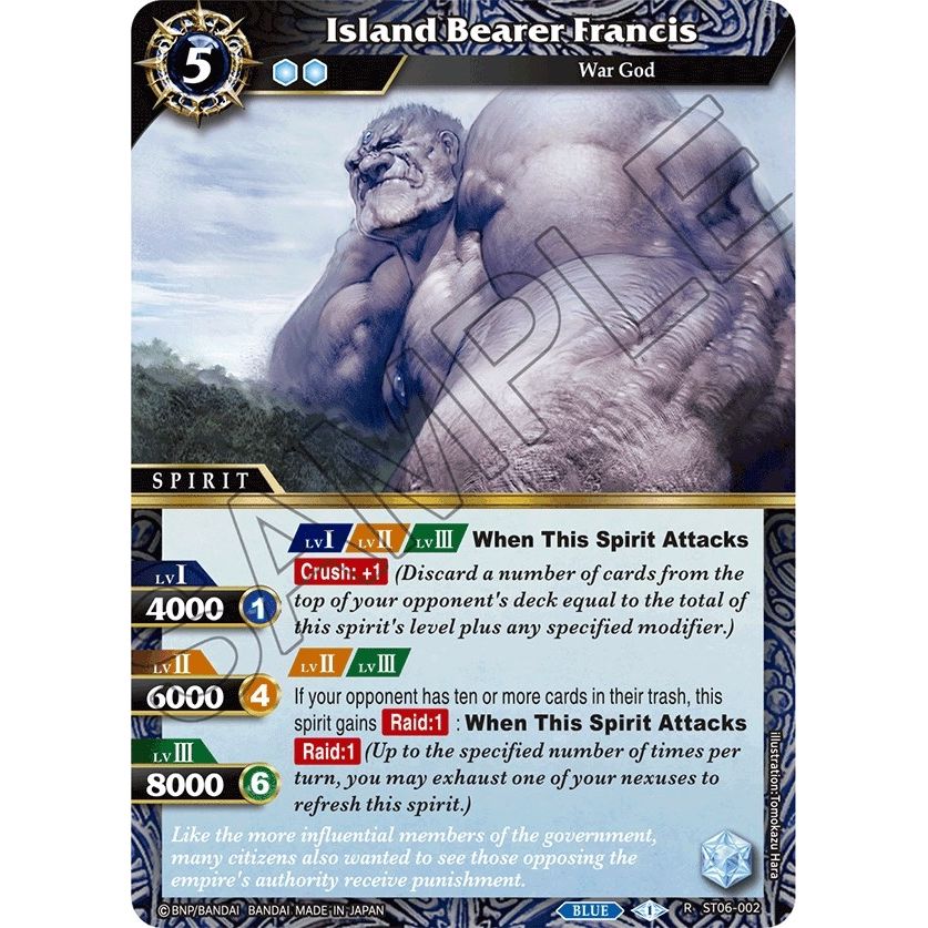 Image for Island Bearer Francis (ST06-002) (ST06) - Battle Spirits Saga