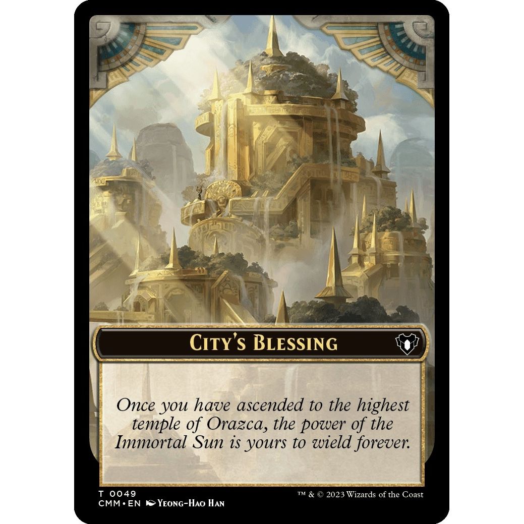 Image for City's Blessing // Ogre Double-Sided Token (49 // 28) (CMM) - Magic: The Gathering