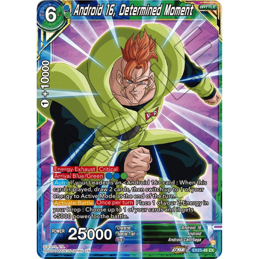 Image for Android 16, Determined Moment (EX23-46) (DBS-BE23) - Dragon Ball Super: Masters