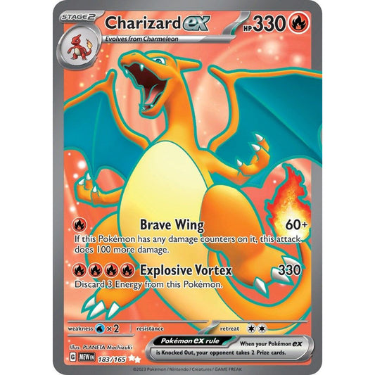 Image for Charizard ex (183/165) (MEW) - Pokemon