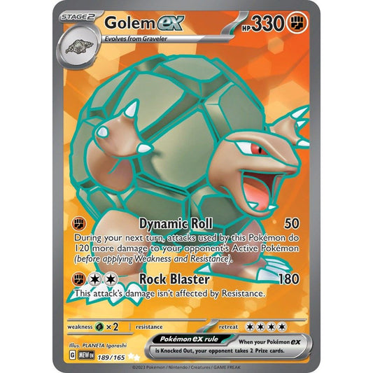 Image for Golem ex (189/165) (MEW) - Pokemon
