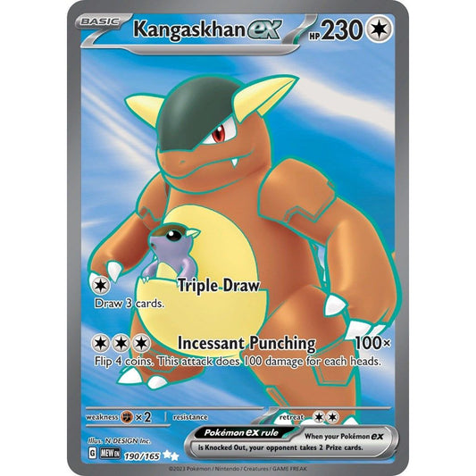 Image for Kangaskhan ex (190/165) (MEW) - Pokemon