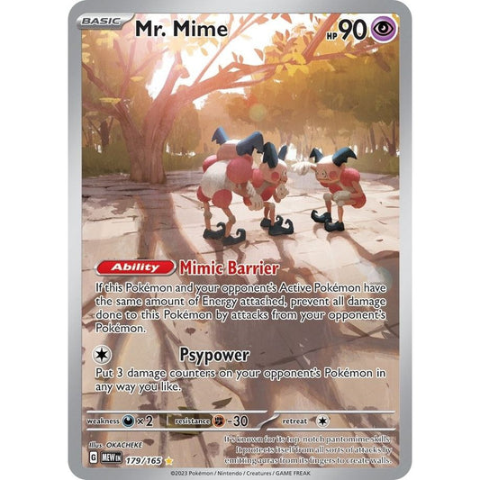 Image for Mr. Mime (179/165) (MEW) - Pokemon