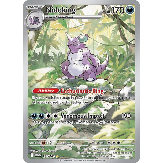 Image for Nidoking (174/165) (MEW) - Pokemon