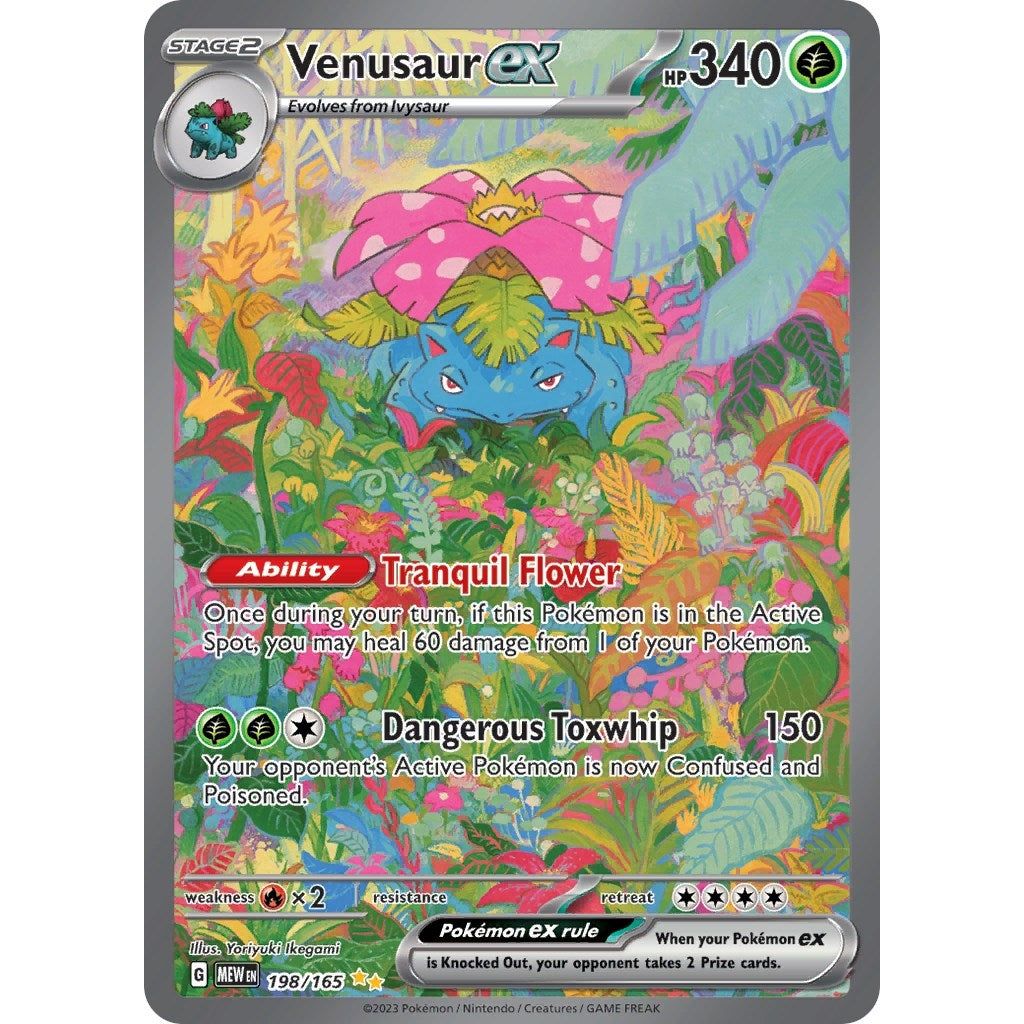 Image for Venusaur ex (198/165) (MEW) - Pokemon