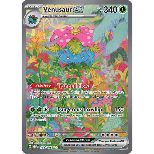 Image for Venusaur ex (198/165) (MEW) - Pokemon