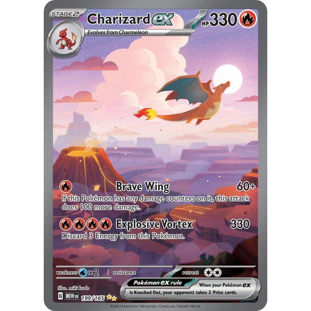 Image for Charizard ex (199/165) (MEW) - Pokemon
