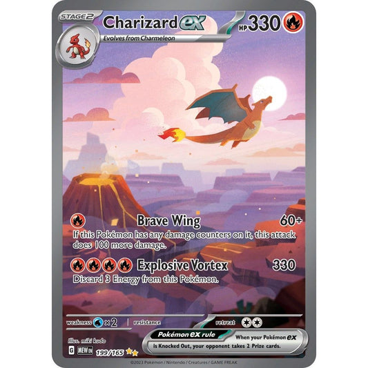 Image for Charizard ex (199/165) (MEW) - Pokemon