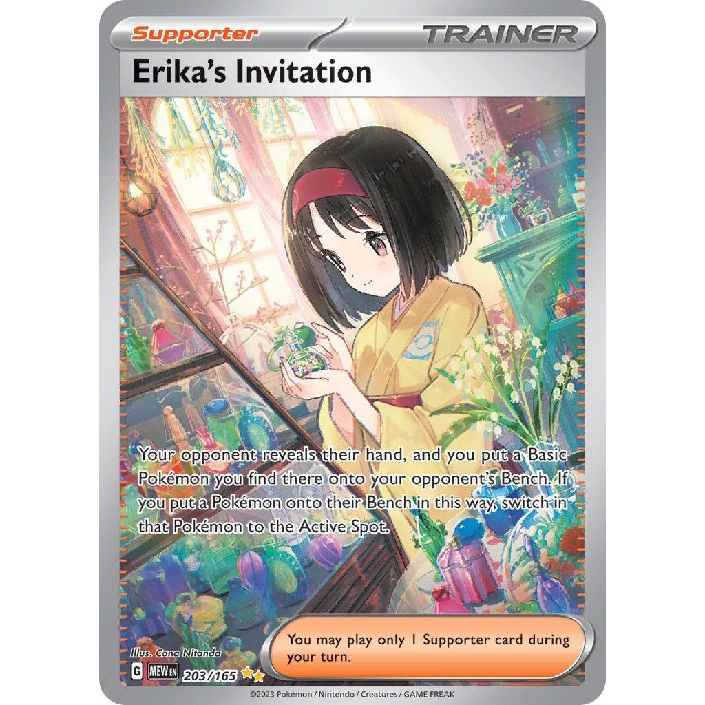 Image for Erika's Invitation (203/165) (MEW) - Pokemon