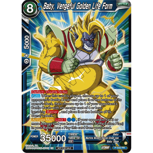 Image for Baby, Vengeful Golden Life Form (Championship Selection Pack 2023 Vol.3) (Gold-Stamped) (P-542) (TPR) - Dragon Ball Super: Masters