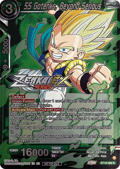 Image for SS Gotenks, Beyond Serious (Event Pack 13) (BT18-086) (TPR) - Dragon Ball Super: Masters