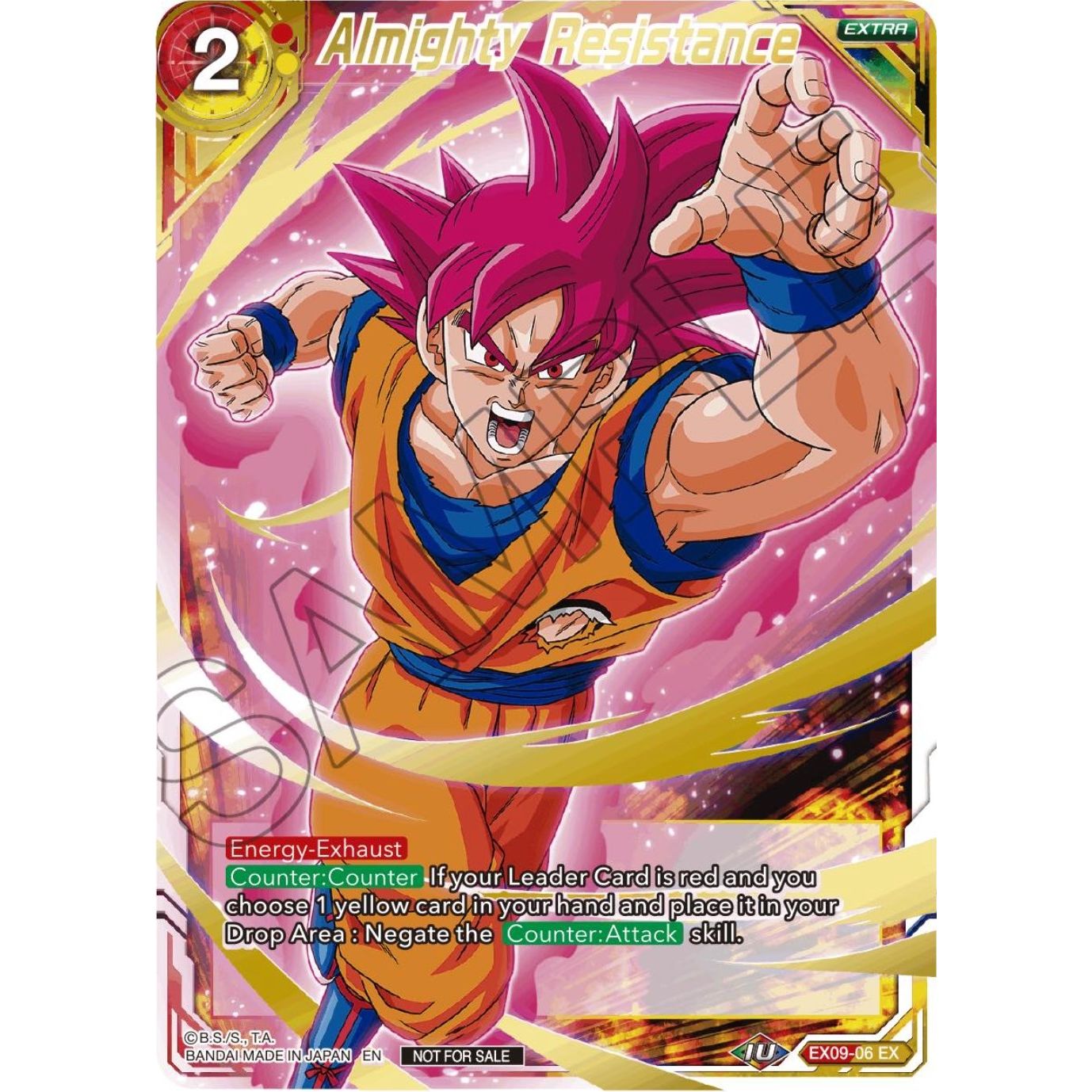 Image for Almighty Resistance (Alt. Art Card Set 2023 Vol. 3) (EX09-06) (TPR) - Dragon Ball Super: Masters