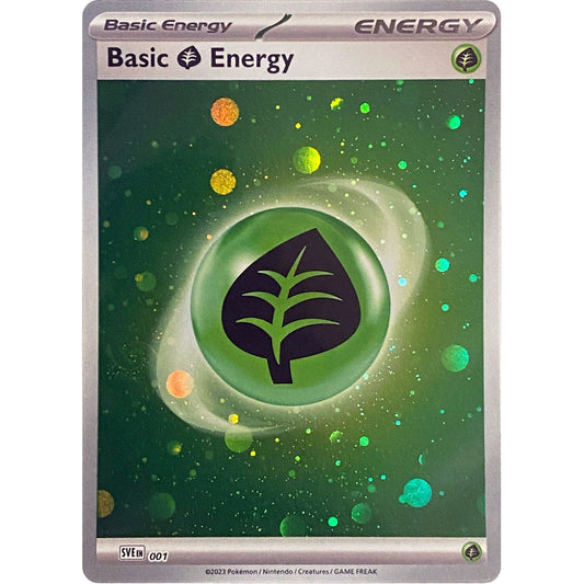 Image for Basic Grass Energy (Cosmos Holo) (001) (SVI) - Pokemon