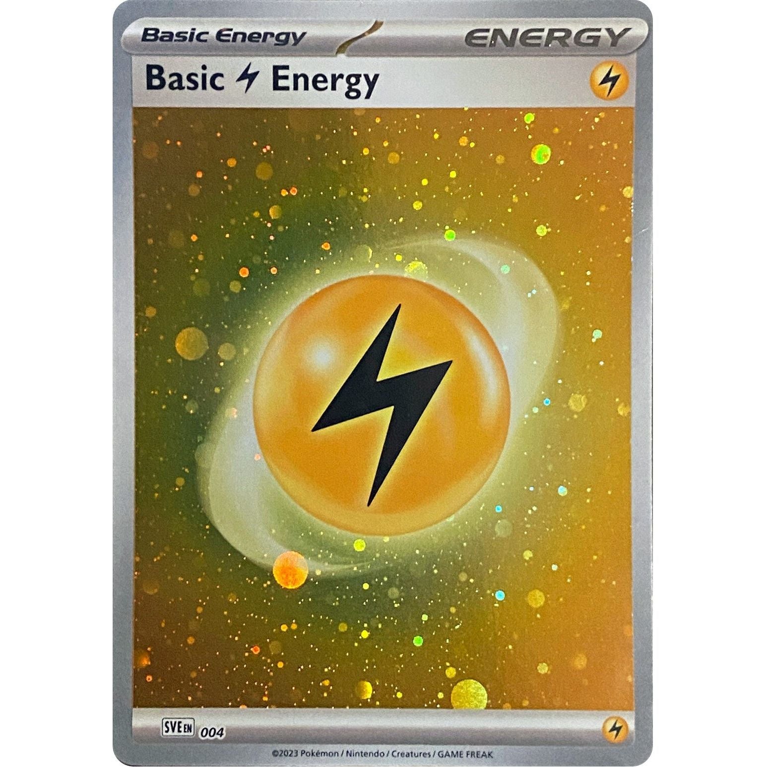 Image for Basic Lightning Energy (Cosmos Holo) (004) (SVI) - Pokemon