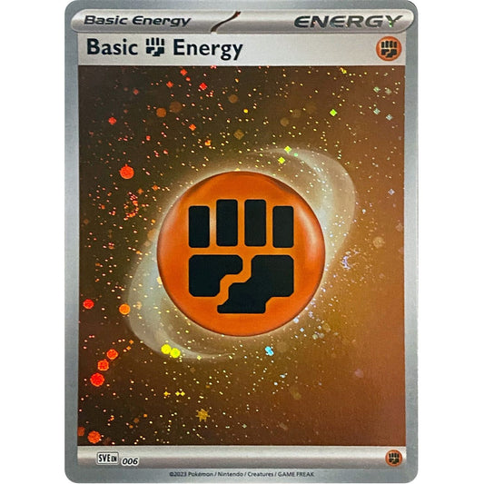 Image for Basic Fighting Energy (Cosmos Holo) (006) (SVI) - Pokemon