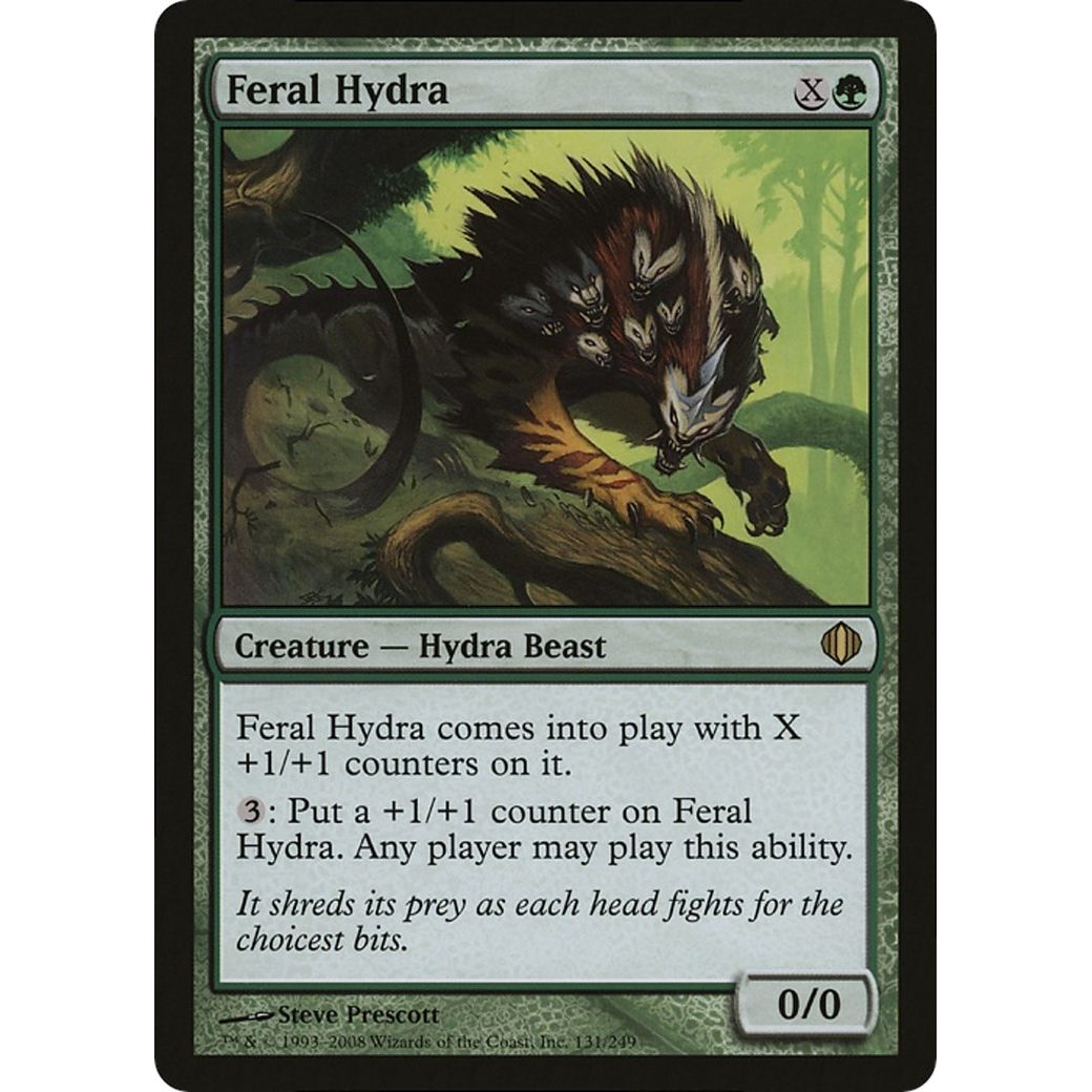 Image for Feral Hydra (Magic Player Rewards 2009) (131) (OVER) - Magic: The Gathering