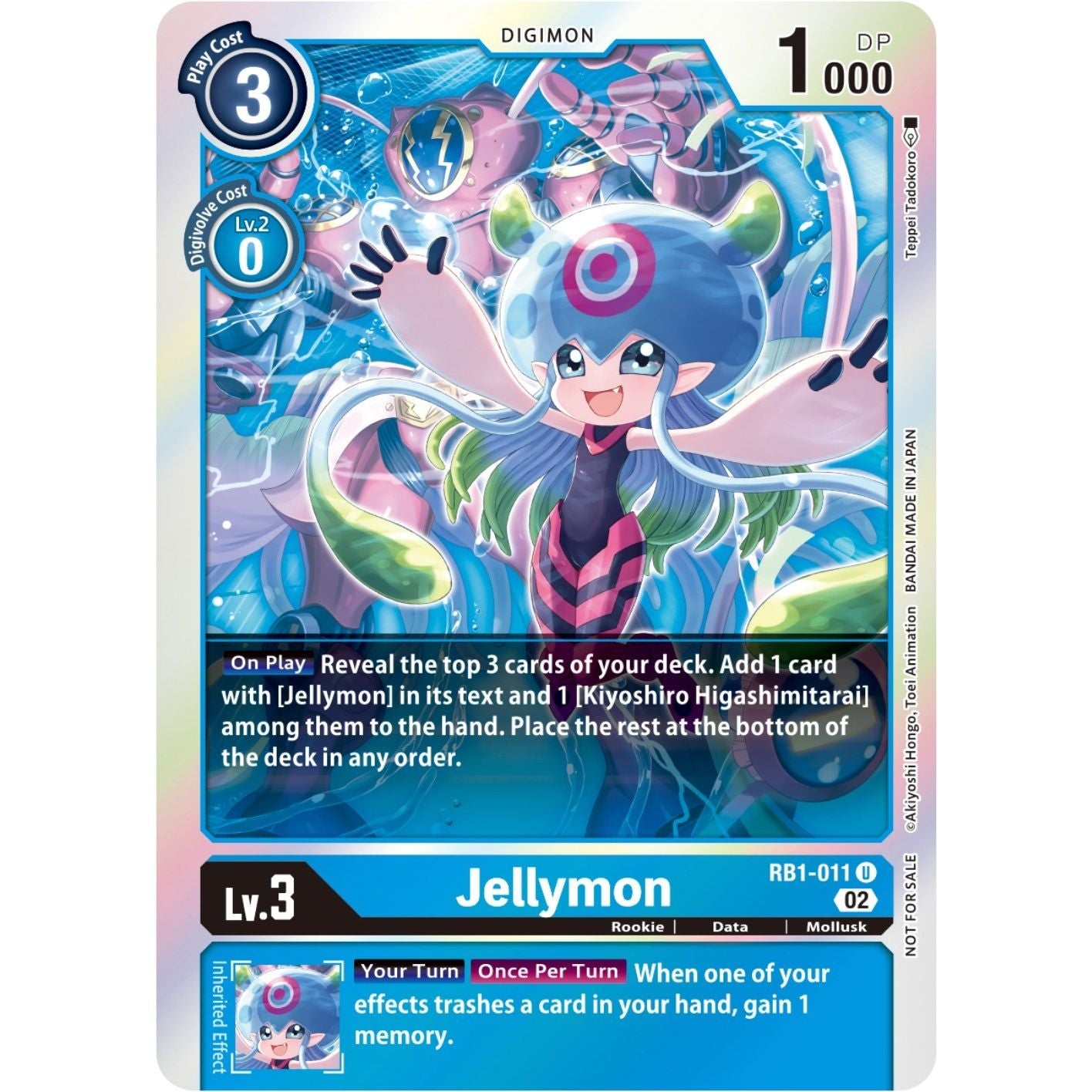 Image for Jellymon (Resurgence Booster Box Promotion Pack) (RB1-011 U) (RB-01) - Digimon Card Game