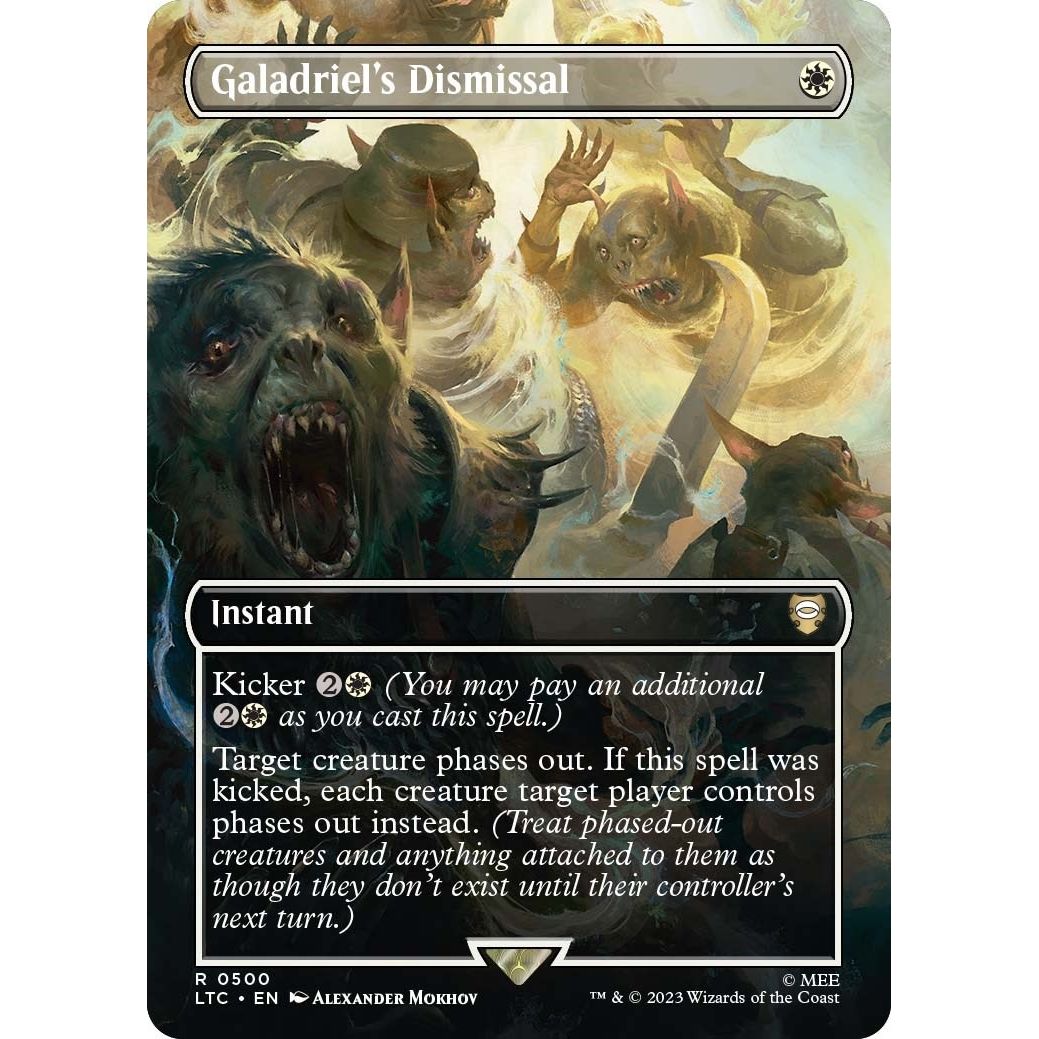Image for Galadriel's Dismissal (Borderless) (500) (LTC) - Magic: The Gathering