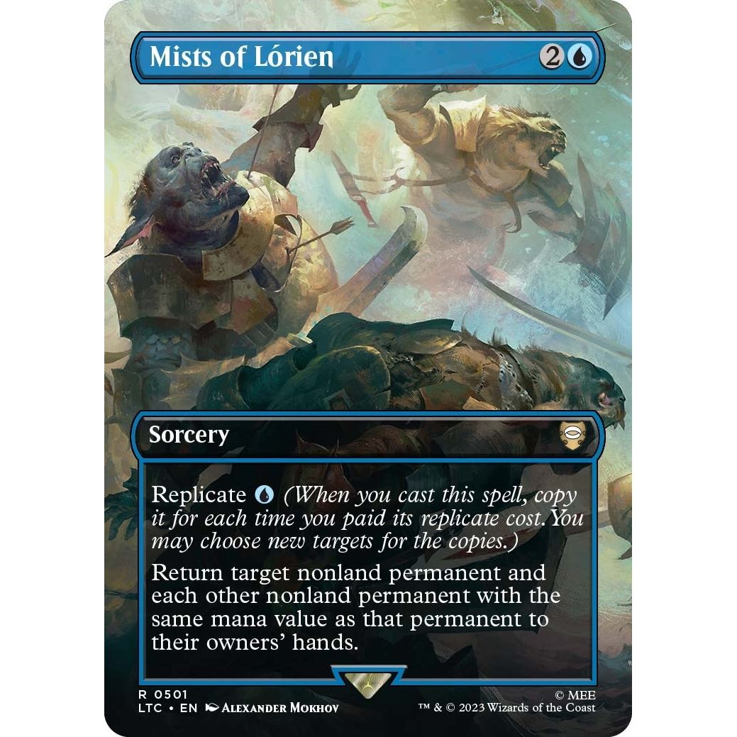 Image for Mists of Lorien (Borderless) (501) (LTC) - Magic: The Gathering