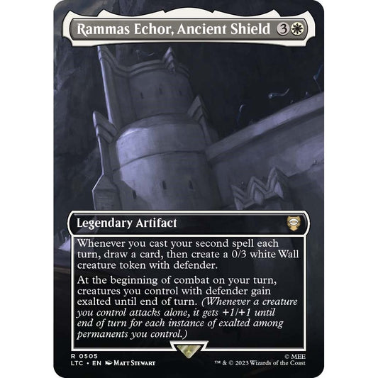 Image for Rammas Echor, Ancient Shield (Borderless) (505) (LTC) - Magic: The Gathering