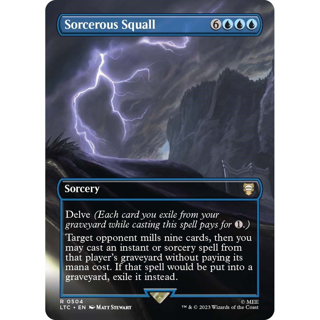 Image for Sorcerous Squall (Borderless) (504) (LTC) - Magic: The Gathering