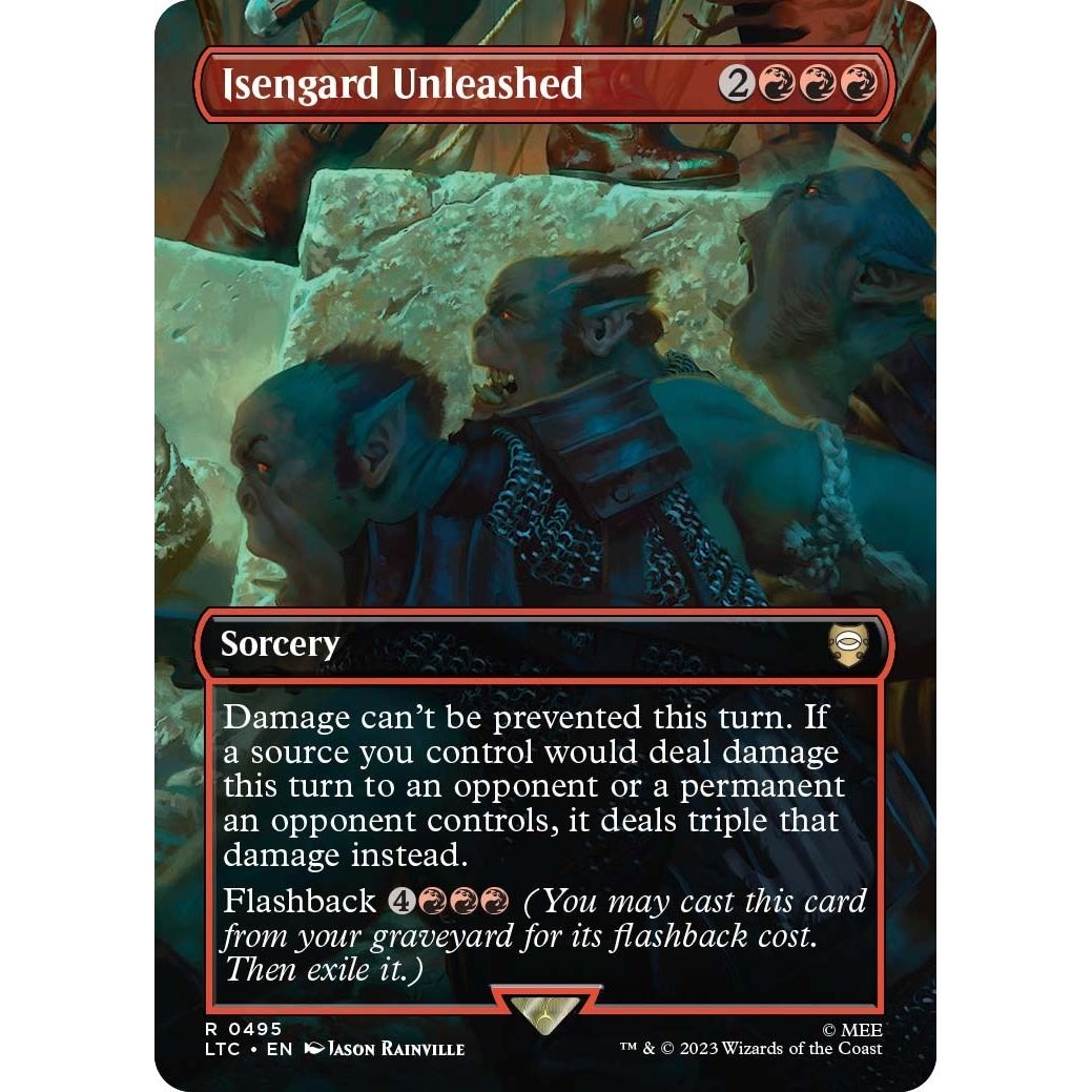 Image for Isengard Unleashed (Borderless) (495) (LTC) - Magic: The Gathering