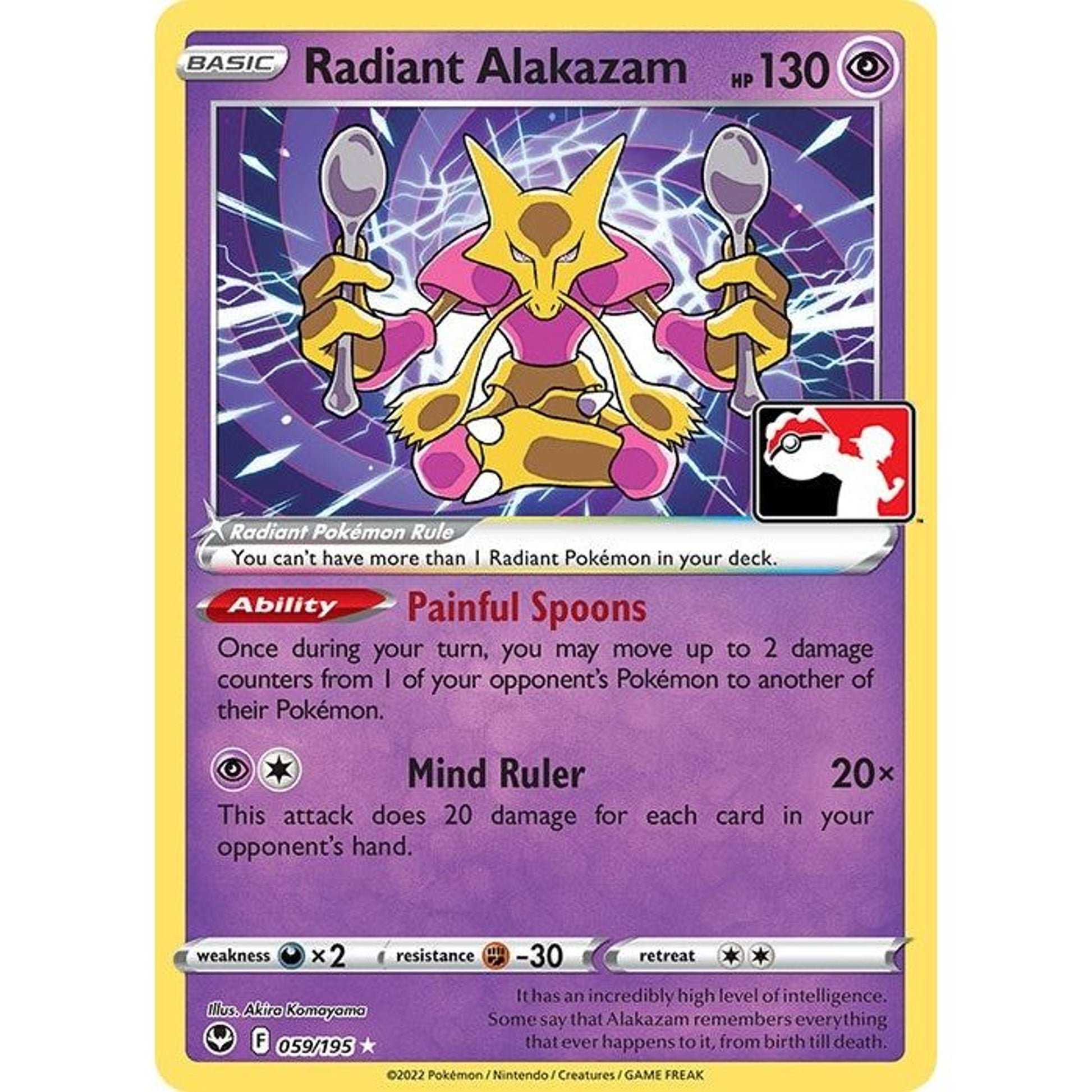 Image for Radiant Alakazam (059/195) - Pokemon