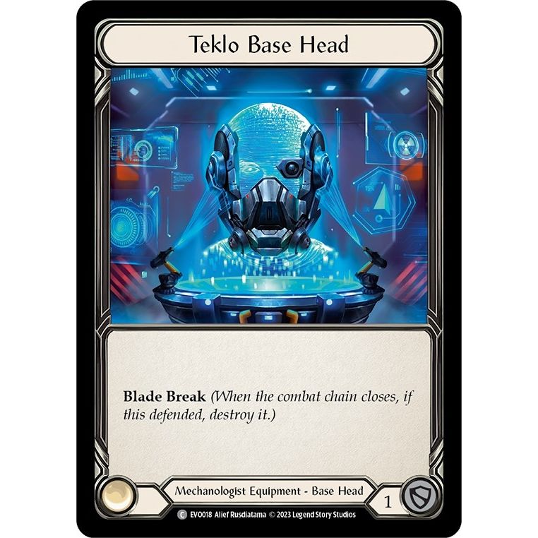 Image for Teklo Base Head (EVO018) (EVO) - Flesh and Blood TCG
