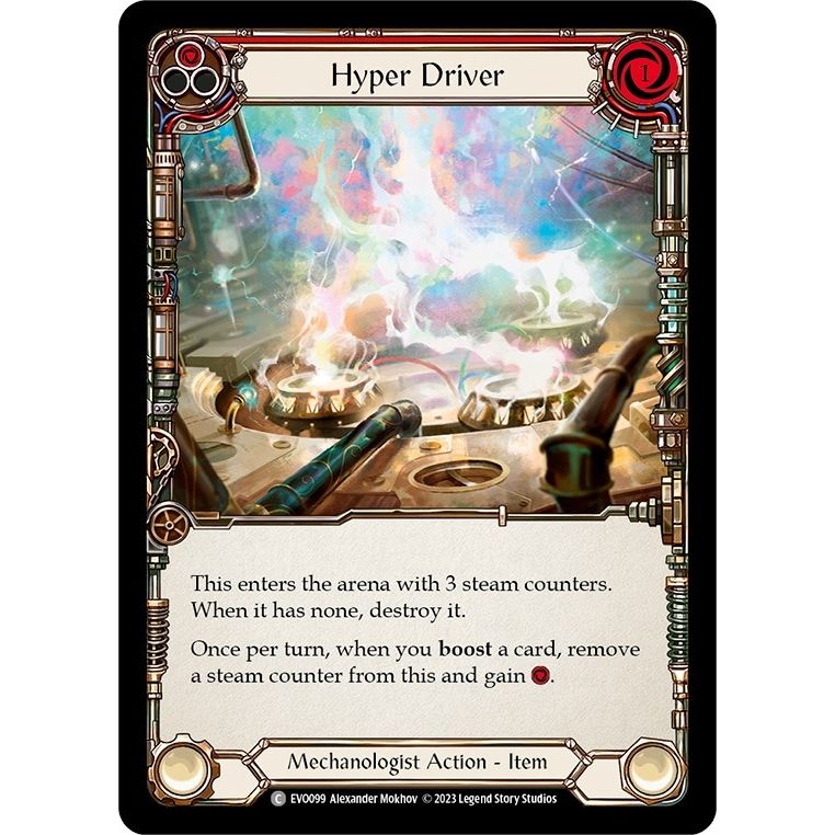 Image for Hyper Driver (Red) (EVO099) (EVO) - Flesh and Blood TCG