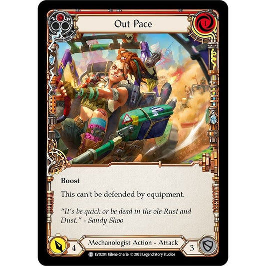 Image for Out Pace (Red) (EVO204) (EVO) - Flesh and Blood TCG