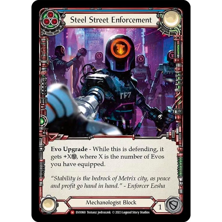 Image for Steel Street Enforcement (EVO060) (EVO) - Flesh and Blood TCG