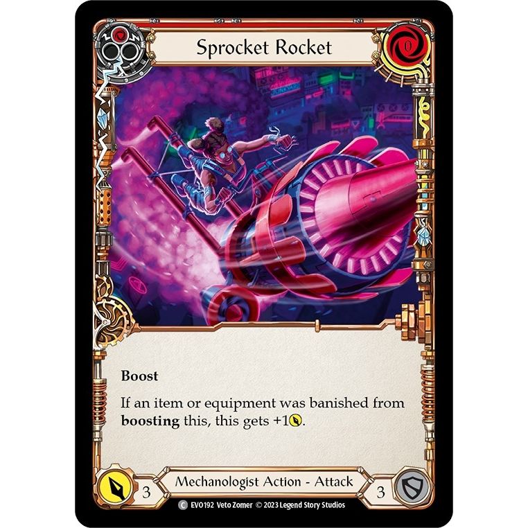 Image for Sprocket Rocket (Red) (EVO192) (EVO) - Flesh and Blood TCG