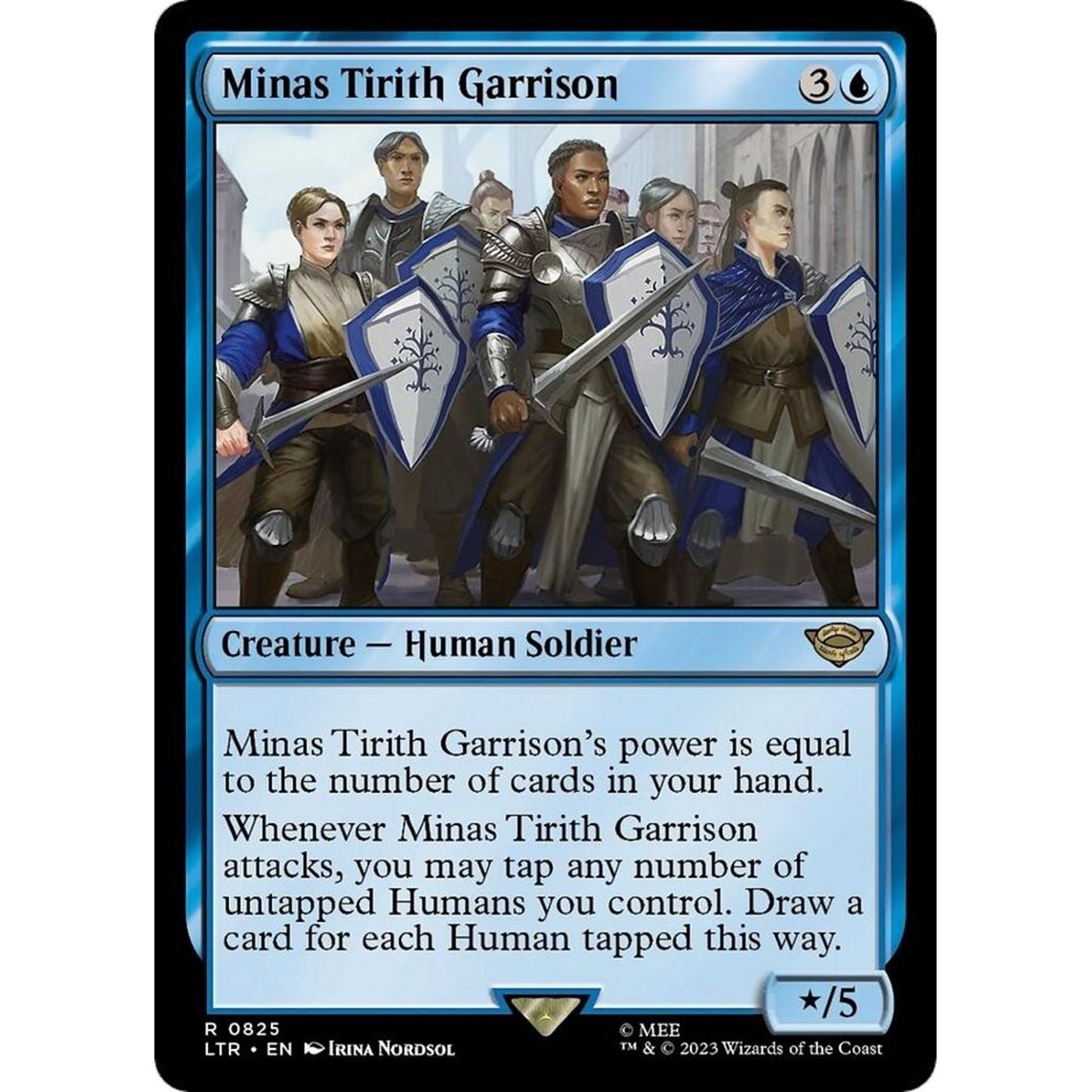 Image for Minas Tirith Garrison (825) (LTR) - Magic: The Gathering