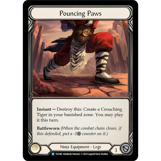 Image for Pouncing Paws (TCC082) (TCC) - Flesh and Blood TCG