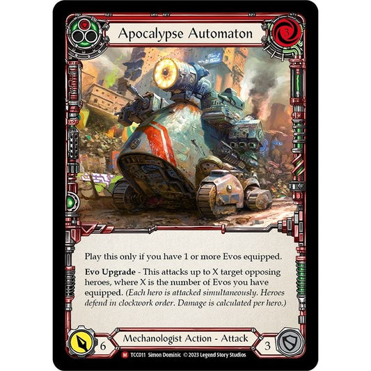 Image for Apocalypse Automaton (TCC011) (TCC) - Flesh and Blood TCG