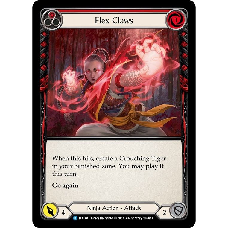 Image for Flex Claws (Red) (TCC084) (TCC) - Flesh and Blood TCG