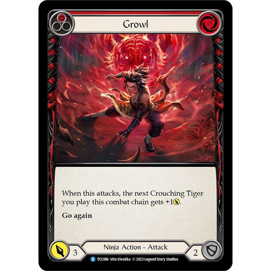 Image for Growl (Red) (TCC086) (TCC) - Flesh and Blood TCG