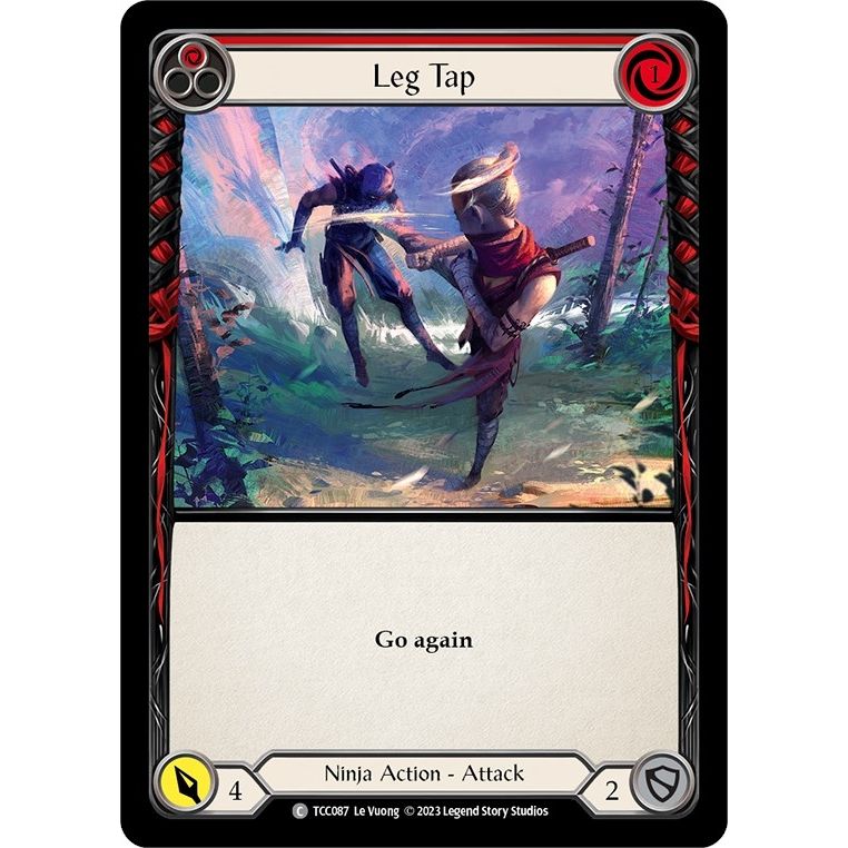 Image for Leg Tap (Red) (TCC087) (TCC) - Flesh and Blood TCG