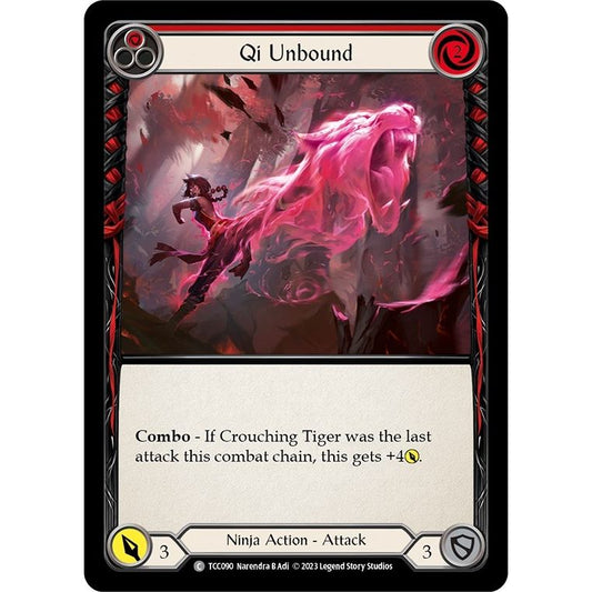 Image for Qi Unbound (Red) (TCC090) (TCC) - Flesh and Blood TCG