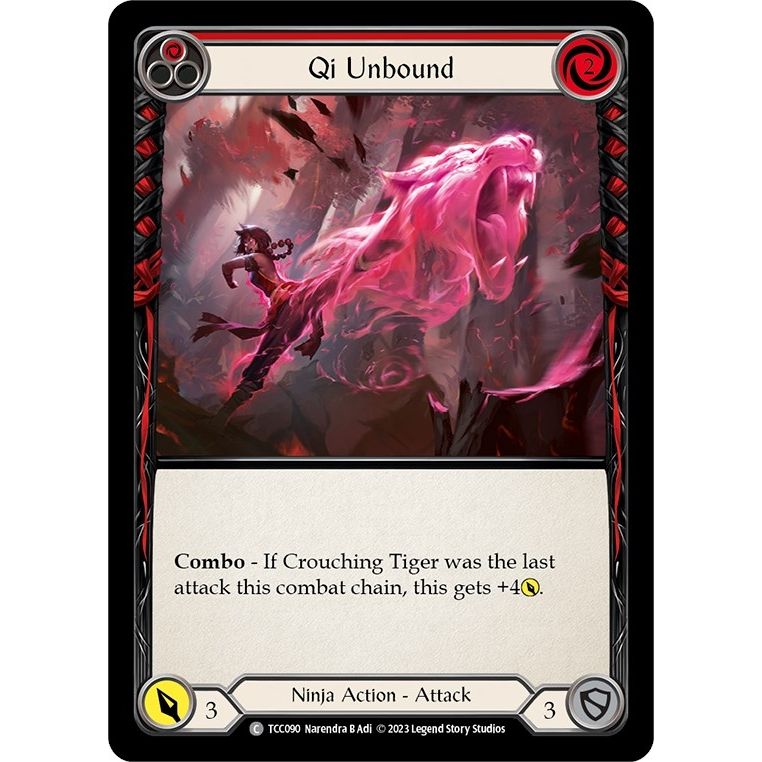 Image for Qi Unbound (Red) (TCC090) (TCC) - Flesh and Blood TCG