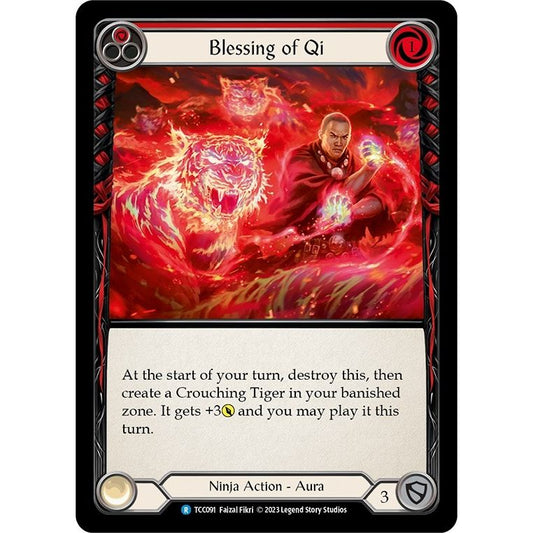 Image for Blessing of Qi (Red) (TCC091) (TCC) - Flesh and Blood TCG