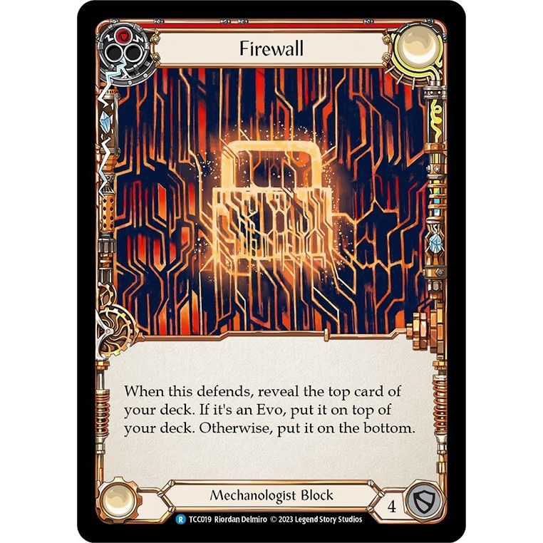 Image for Firewall (Red) (TCC019) (TCC) - Flesh and Blood TCG