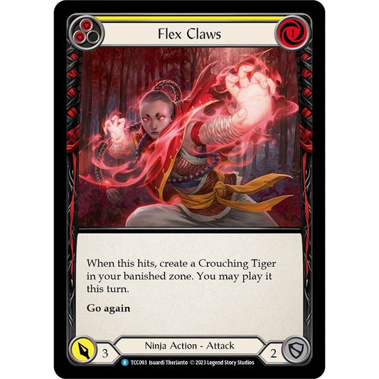 Image for Flex Claws (Yellow) (TCC093) (TCC) - Flesh and Blood TCG