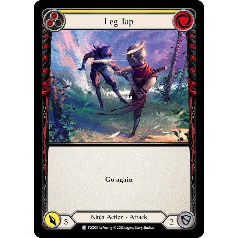 Image for Leg Tap (Yellow) (TCC095) (TCC) - Flesh and Blood TCG