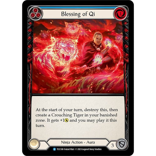 Image for Blessing of Qi (Blue) (TCC100) (TCC) - Flesh and Blood TCG