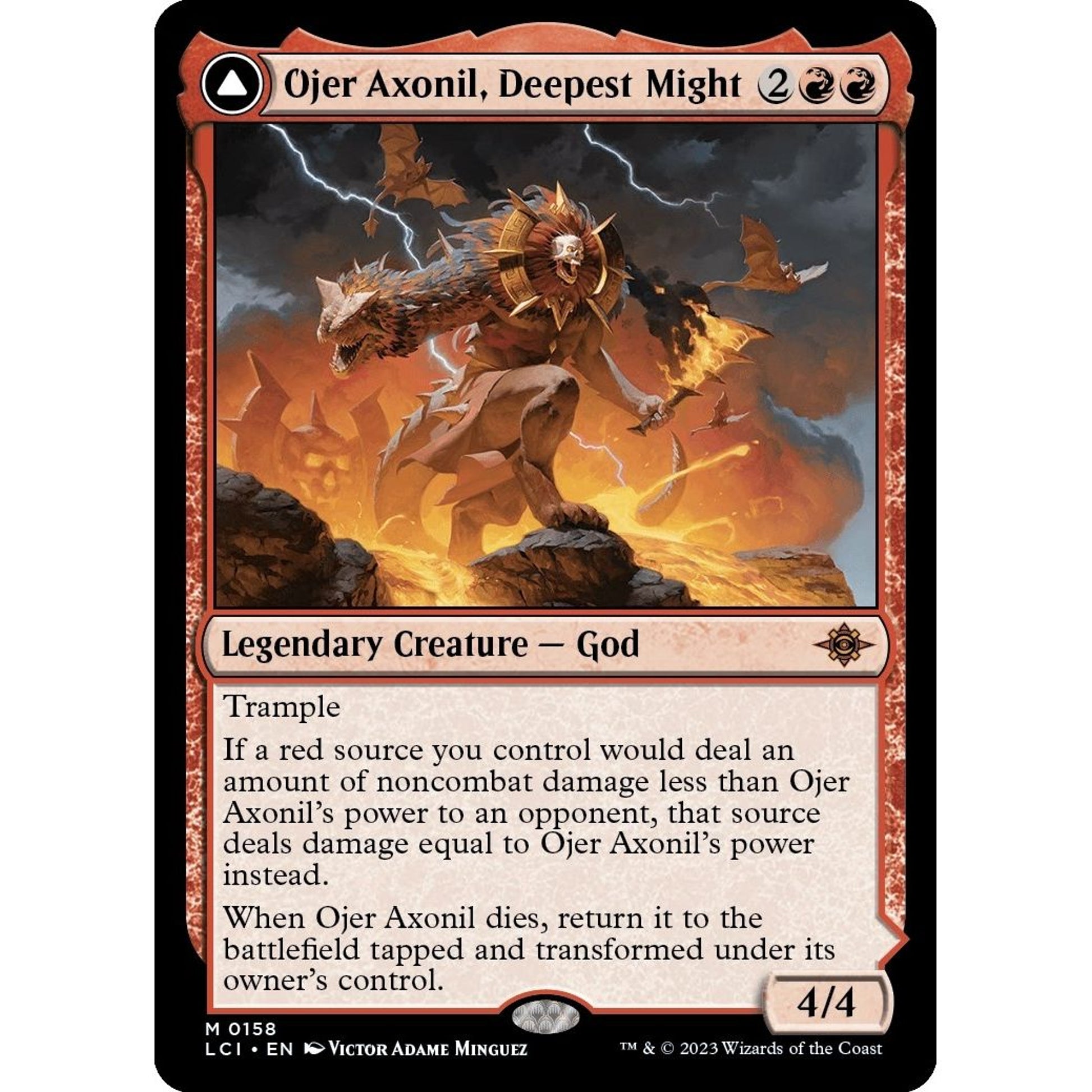 Image for Ojer Axonil, Deepest Might (158) (LCI) - Magic: The Gathering