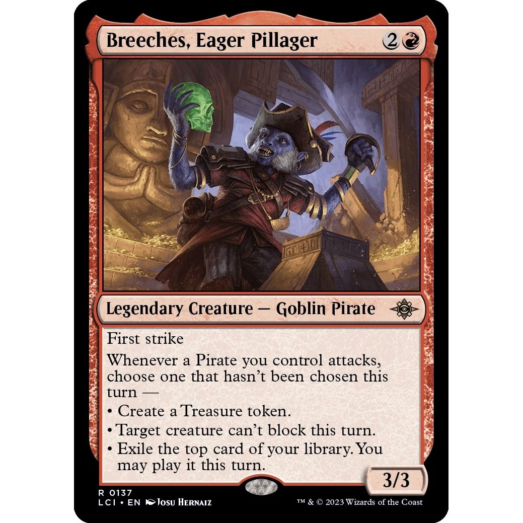 Image for Breeches, Eager Pillager (137) (LCI) - Magic: The Gathering