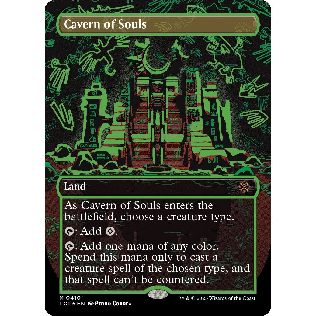 Image for Cavern of Souls (0410f) (Borderless) (410f) (LCI) - Magic: The Gathering